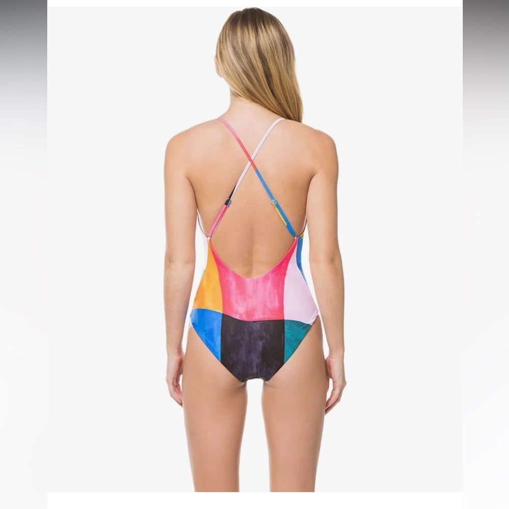 Mara Hoffman Multicolor Striped One-Piece Swimsuit - Picture 13 of 13